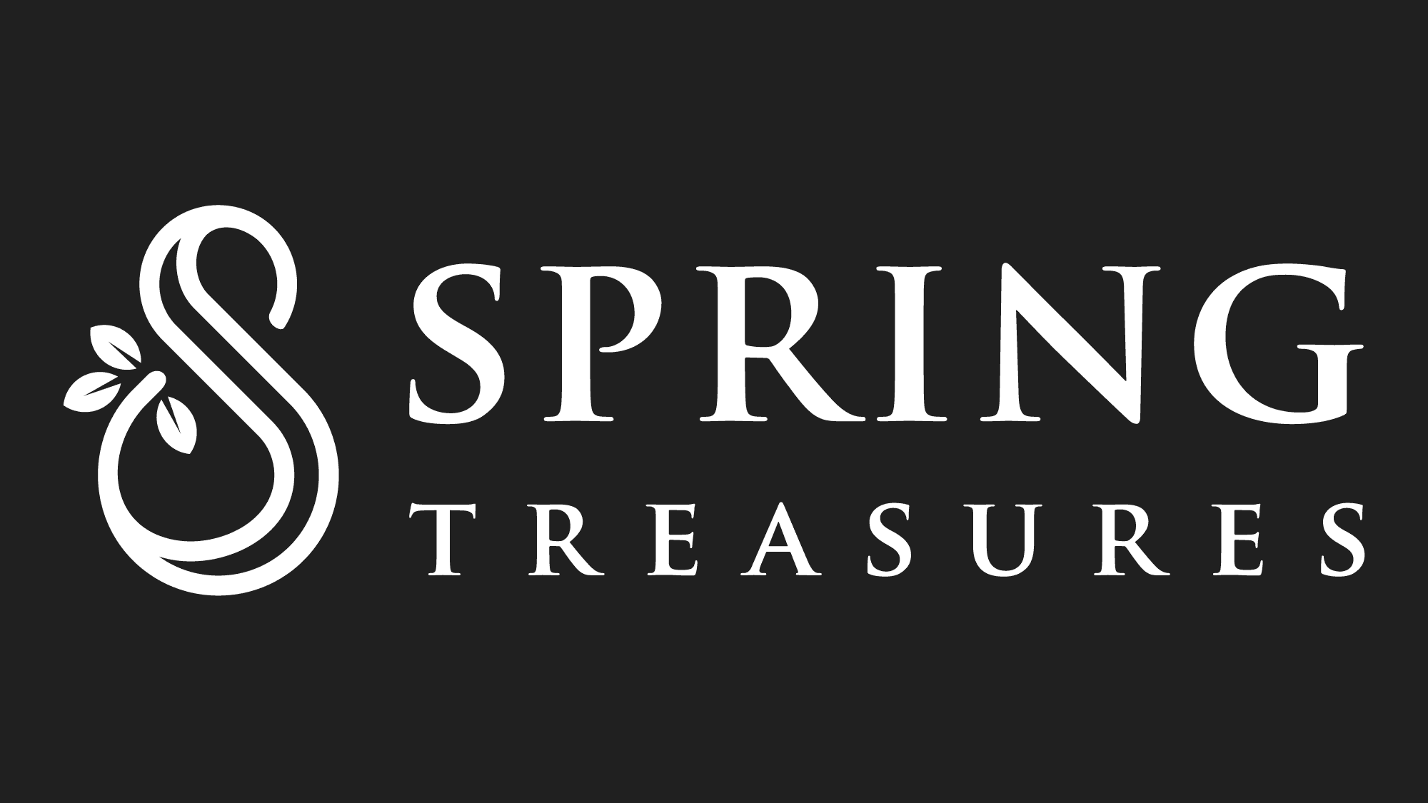 Spring Treasures Black and White